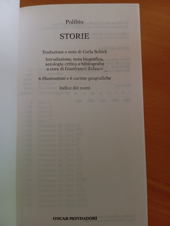 Polibio, Storie, Oscar Classici Mondadori, 2004 | Immagine Gallery 6