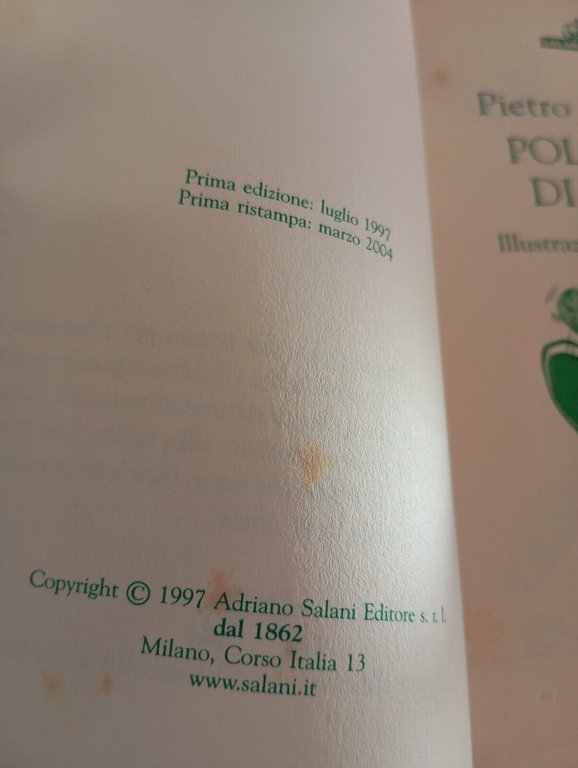 Polpettine di parole, Pietro Formentini, Salani, 1997, fuori catalogo