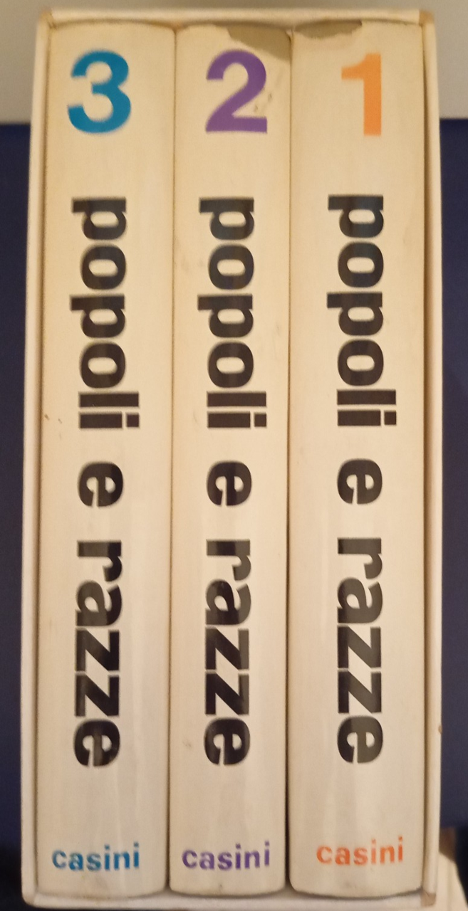 Popoli e razze, 3 volumi con cofanetto, Hugo A. Bernatzik, …