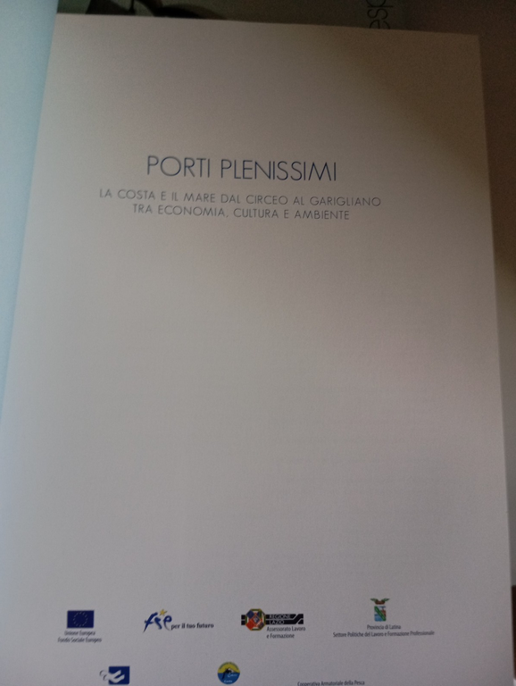 Porti plenissimi, La costa e il mare dal Circeo al …