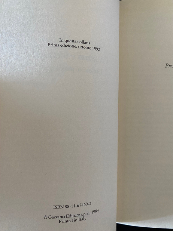 Presenza e identità. Lezioni di psicologia, Giovanni Jervis, Garzanti, 1992