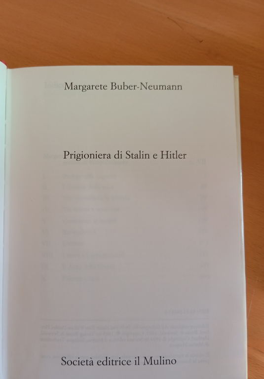 Prigioniera di Stalin e Hitler, Margarete Buber-Neumann, Il Mulino, 1994 | Immagine Gallery 6