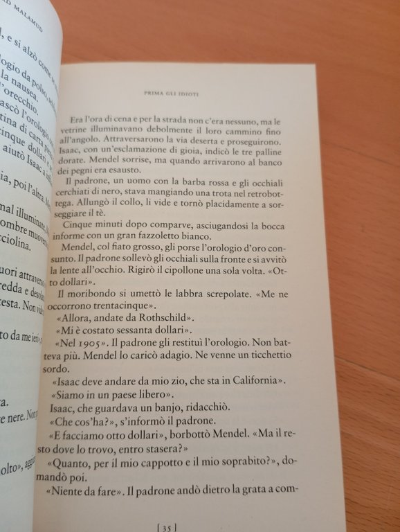 Prima gli idioti, Bernard Malamud, Minimum fax, 2012 con un …