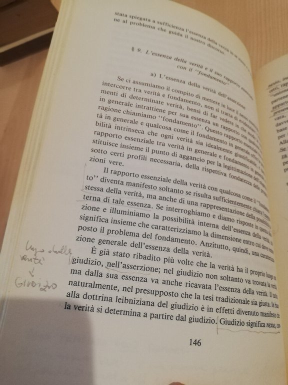 Principi metafisici della logica, Martin Heidegger, 1990, Il Melangolo