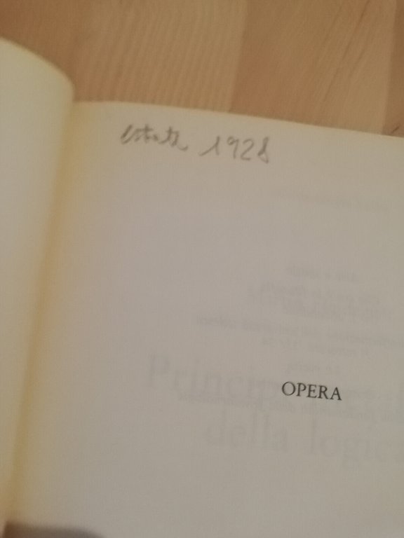 Principi metafisici della logica, Martin Heidegger, 1990, Il Melangolo