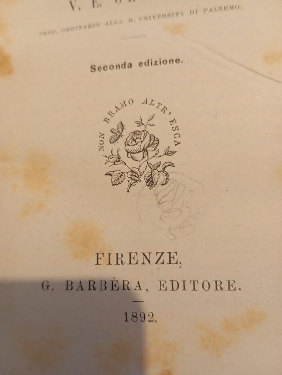 Principii di diritto amministrativo, V. E. Orlando, Barbera, 1892