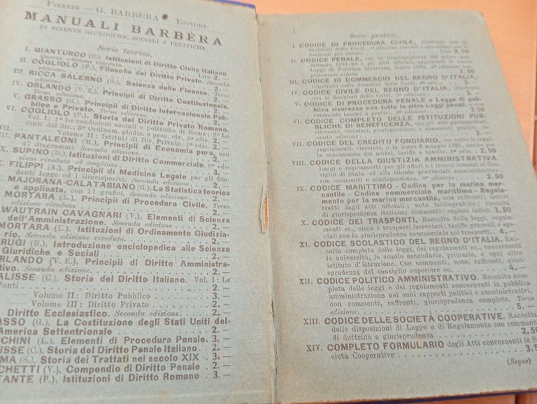 Principii di economia pura, Maffeo Pantaleoni, Barbera, 1894