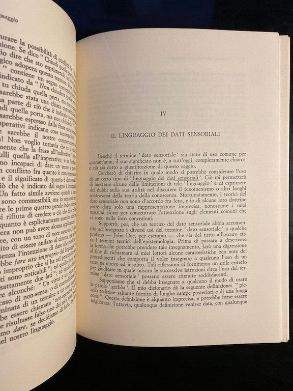 Problemi di analisi, Max Black, 1968, Ubaldini