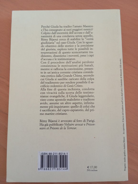 Processo a Giuda, Rémi Bijaoui, Marietti, 2003