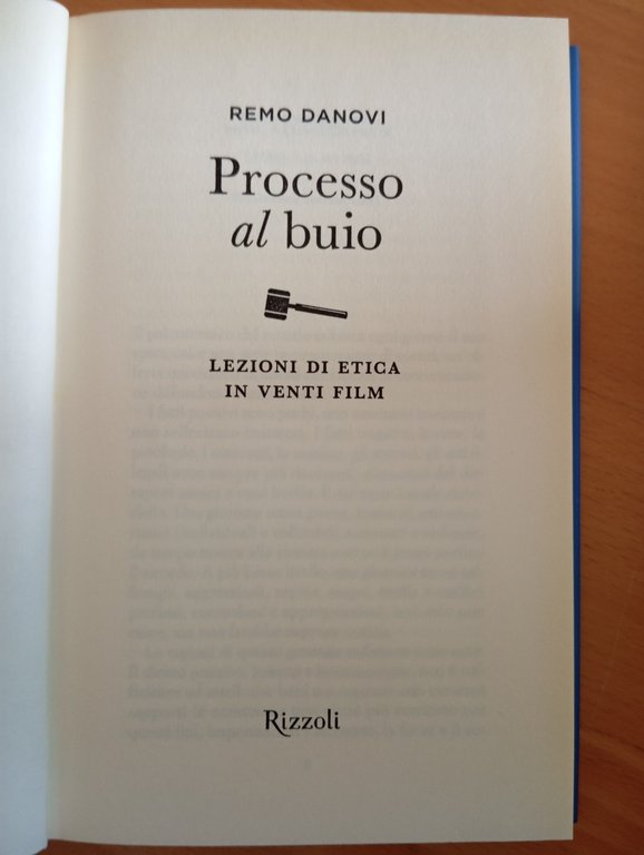 Processo al buio. Lezioni di etica in venti film, Remo … | Immagine Gallery 6