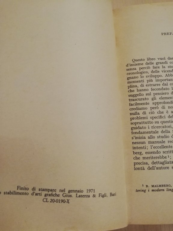 Profilo storico della linguistica moderna, Maurice Leroy, 1971, Laterza