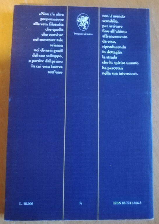 Propedeutica della filosofia, F. W. J. Schelling, 1998, ETS, FUORI …