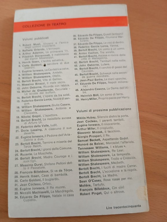 Proprio pazza per Harry, Henry Miller, Einaudi teatro, 1964 | Immagine Gallery 9