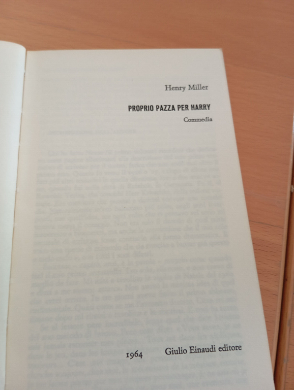 Proprio pazza per Harry, Henry Miller, Einaudi teatro, 1964 | Immagine Gallery 11