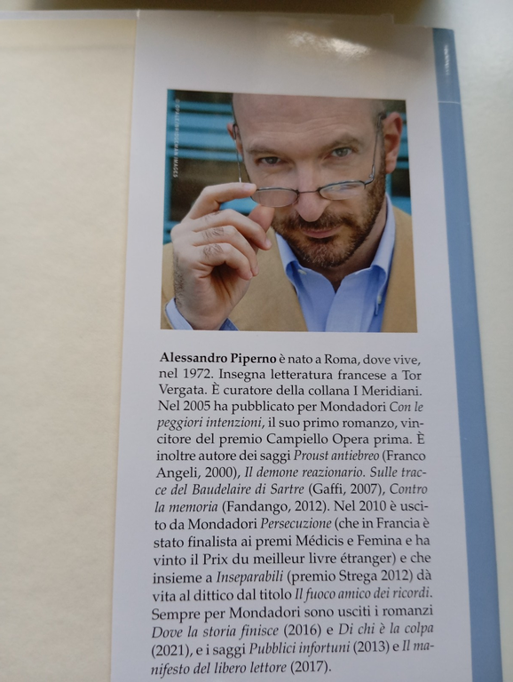Proust senza tempo, Alessandro Piperno, Mondadori, 2022