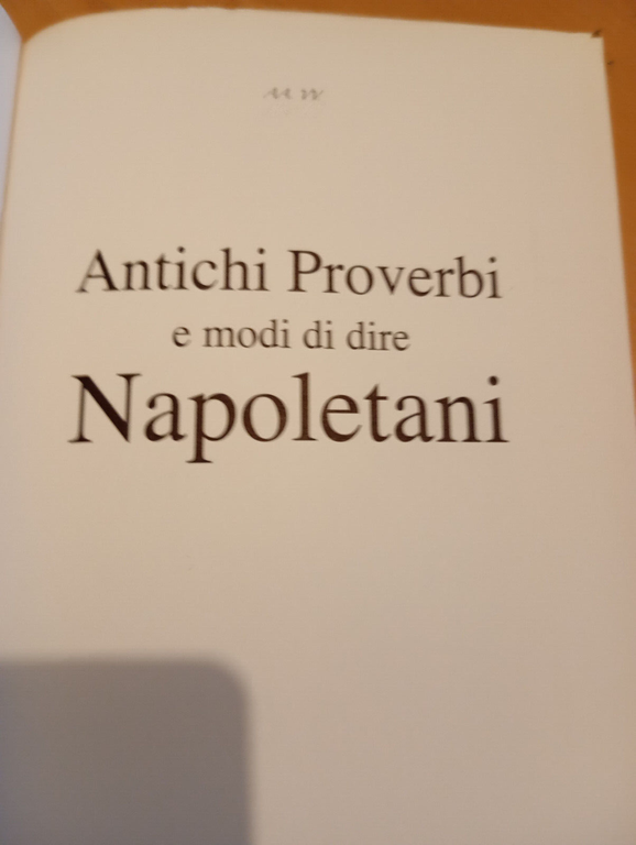 Proverbi e modi di dire napoletani, Art books, 2016