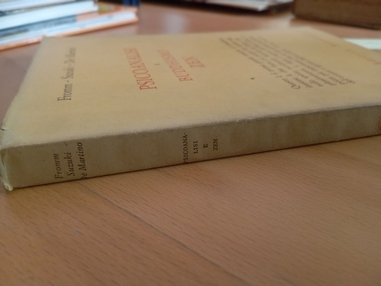 Psicoanalisi e buddhismo Zen, Fromm Suzuki De martino, Astrolabio, 1968