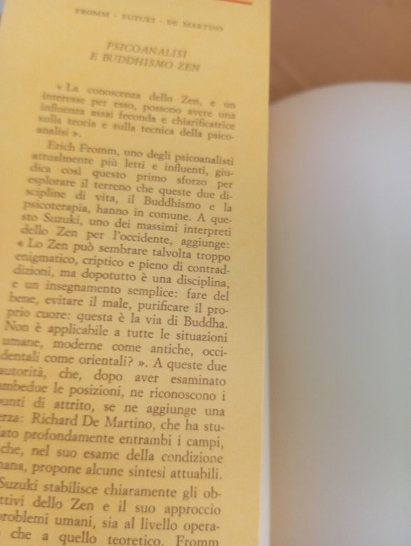 Psicoanalisi e buddhismo Zen, Fromm Suzuki De martino, Astrolabio, 1968