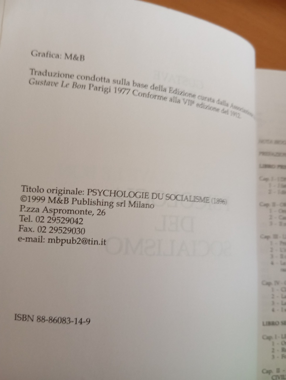 Psicologia del socialismo, Gustave Le bon, M&B Publishing, 1999 | Immagine Gallery 6