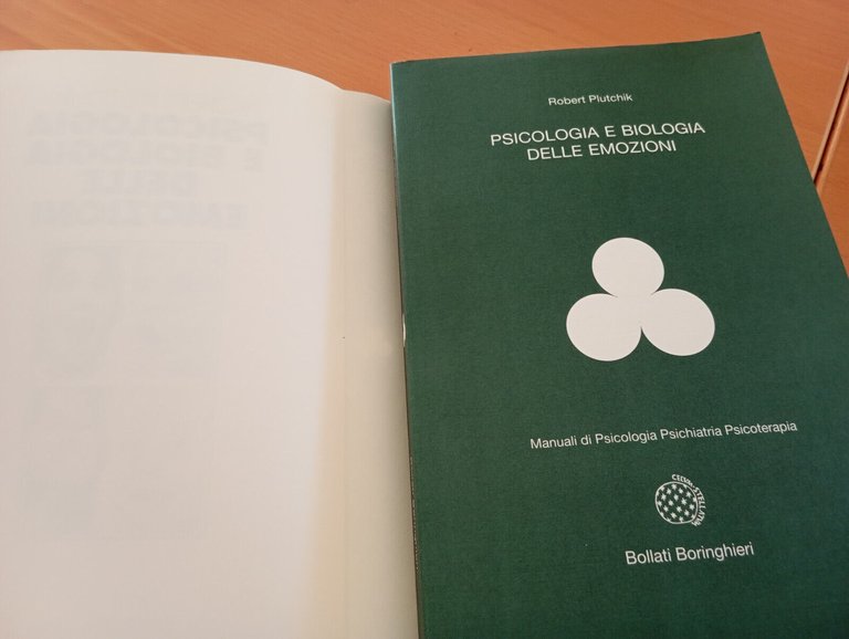 Psicologia e biologia delle emozioni, Robert Plutchik, 1995, LEGGI DESCRIZIONE