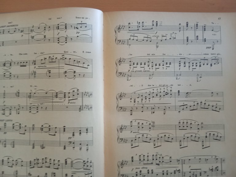 Puccini, La Boheme, spartito pianoforte solo, rllegato, Ricordi, 1920 | Immagine Gallery 8