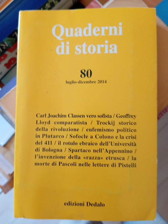 Quaderni di storia, QUARANTA annate, 1975 - 2014, 80 volumi, … | Immagine Gallery 10