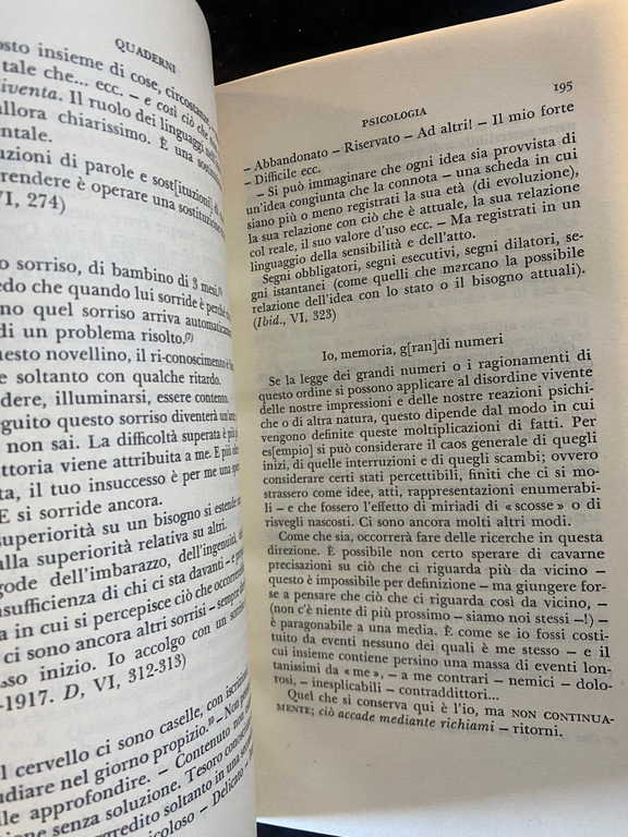 Quaderni volume terzo, Paul Valery, Adelphi, 1988