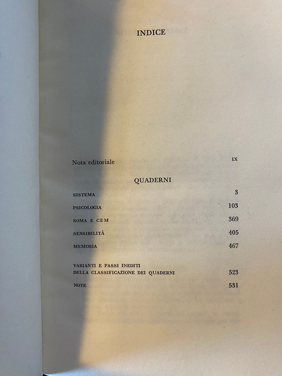 Quaderni volume terzo, Paul Valery, Adelphi, 1988