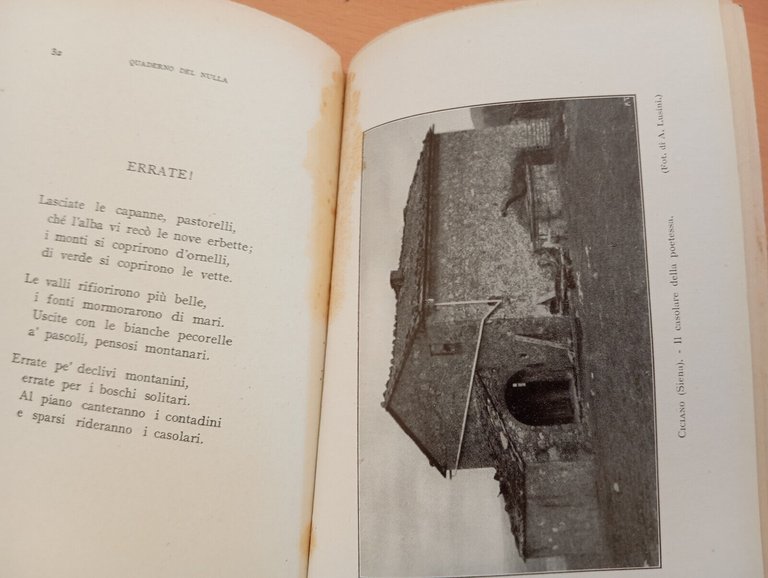 Quaderno del nulla, Dina Ferri, Treves, con 7 illustrazioni, 1931