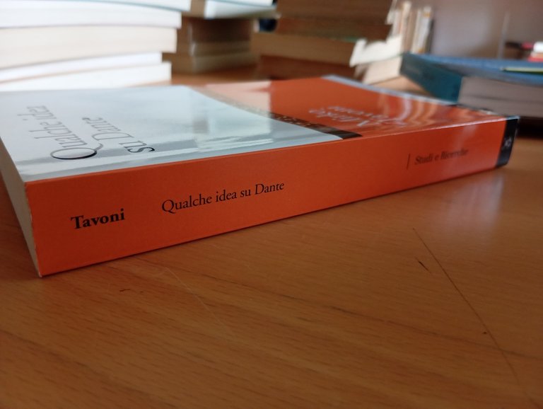 Qualche idea su Dante, Mirko Tavoni, il Mulino, 2015
