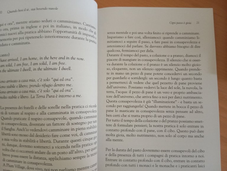 quando bevi il tè, stai bevendo nuvole, Tich Nhat Hanh, …