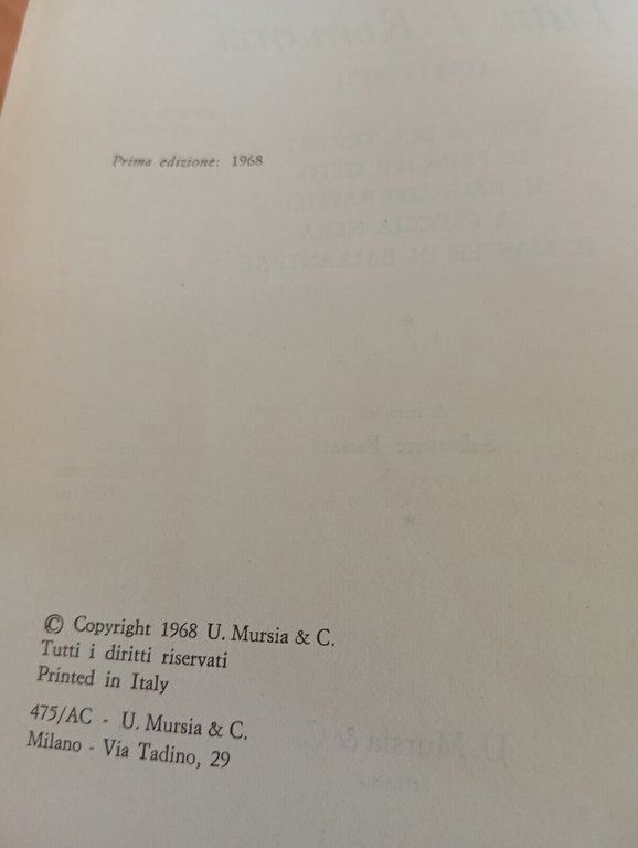 R. L. Stevenson, Tutti i romanzi 1883-1889, Mursia, 1968