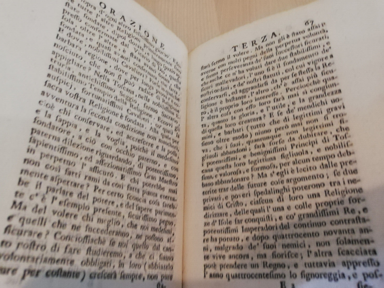 Raccolta prose fiorentine parte prima volume secondo, contenente orazioni, 1716