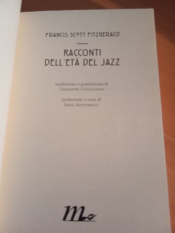 Racconti dell'et del jazz, Francis Scott Fitzgerald, Minimum fax, 2011