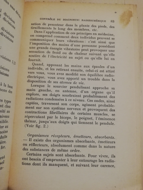 Radiesthesie medicale, Albert Leprince, Dangles, 1935