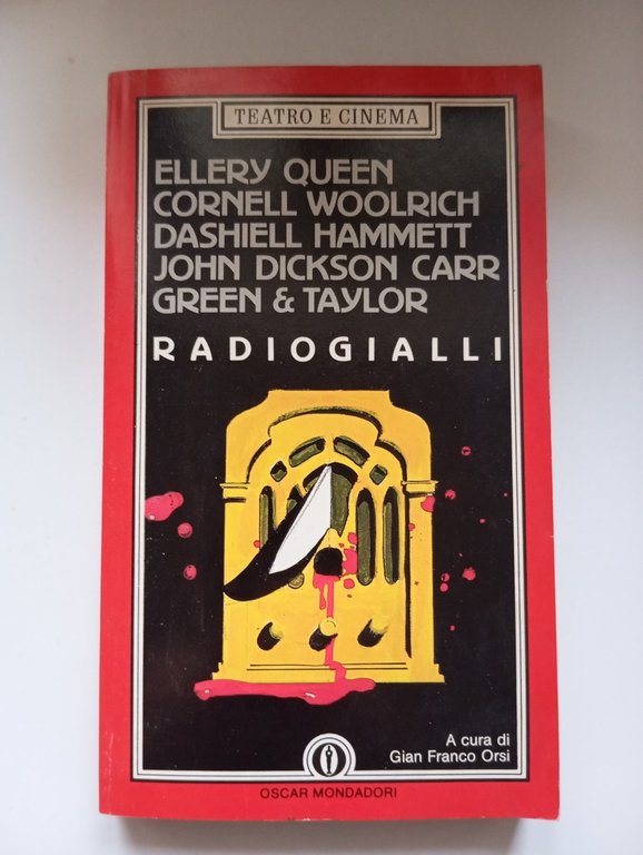 Radiogialli, Ellery Queen D. Hammett, G. F. Orsi, Mondadori 1989 … | Immagine Gallery 1