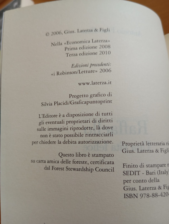 Raffaello. Una vita felice, Antonio Forcellino, Laterza, 2010, nuovo | Immagine Gallery 8