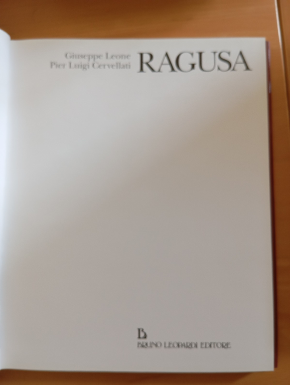 Ragusa, G. Leone - P. L. Cervellati, Bruno Leopardi editore, … | Immagine Gallery 7