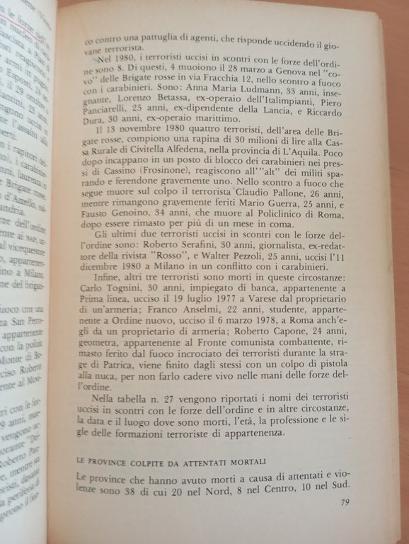 Rapporto sul terrorismo. Le stragi, gli agguati, Mauro Galleni, Rizzoli, … | Immagine Gallery 9