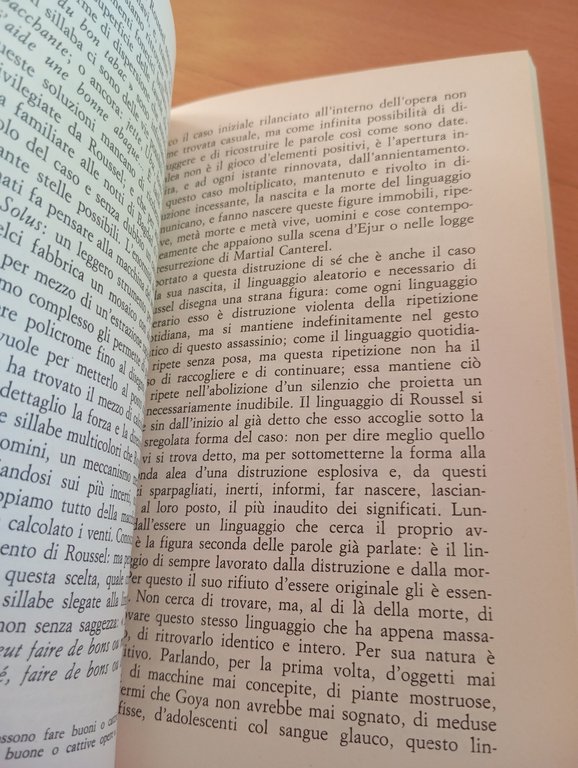 Raymond Roussel. Michel Foucault, Cappelli, 1978