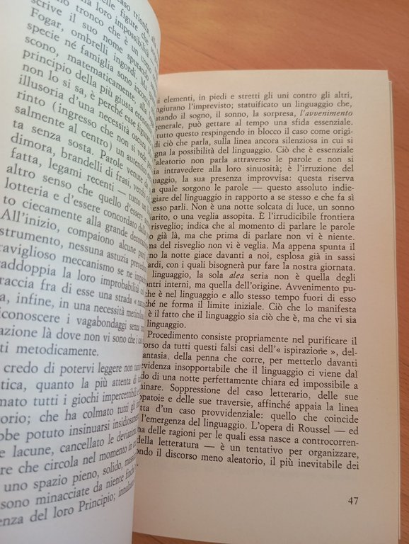 Raymond Roussel. Michel Foucault, Cappelli, 1978