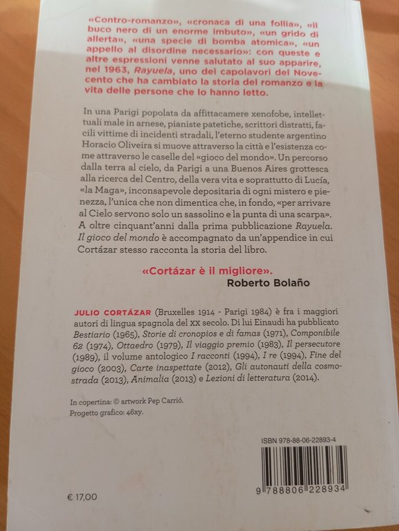 Rayuela Il gioco del mondo, Julio Cortazar, Einaudi, 2015