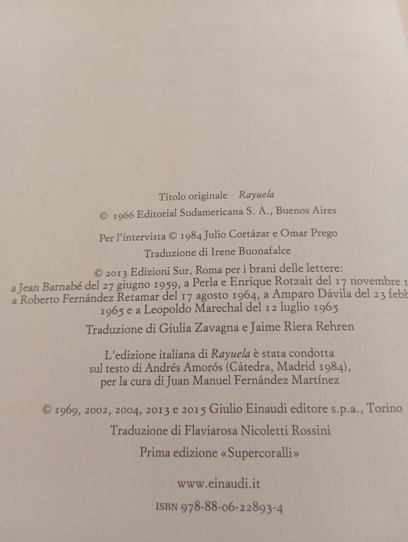 Rayuela Il gioco del mondo, Julio Cortazar, Einaudi, 2015