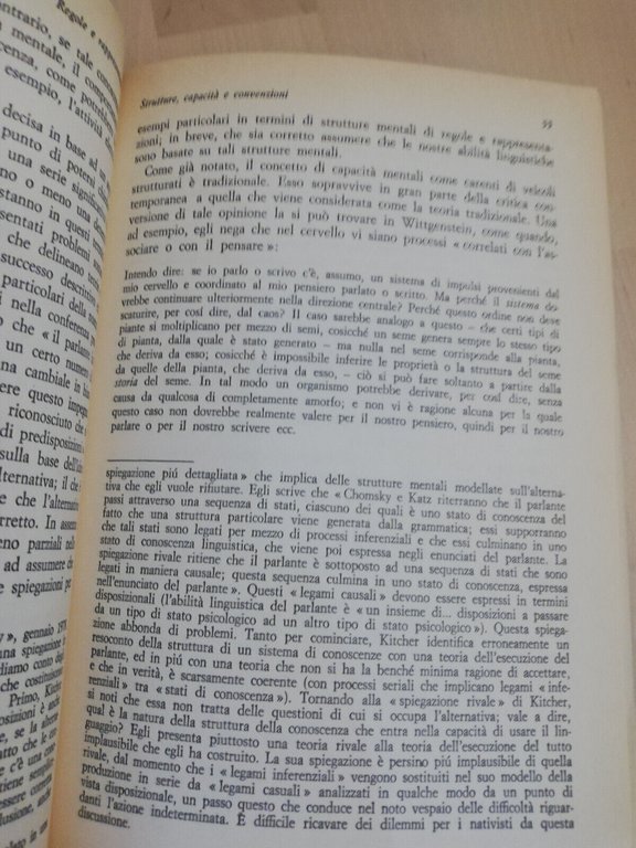 Regole e rappresentazioni, Noam Chomsky, Il Saggiatore, 1990