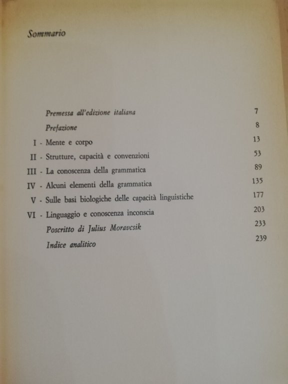 Regole e rappresentazioni, Noam Chomsky, Il Saggiatore, 1990