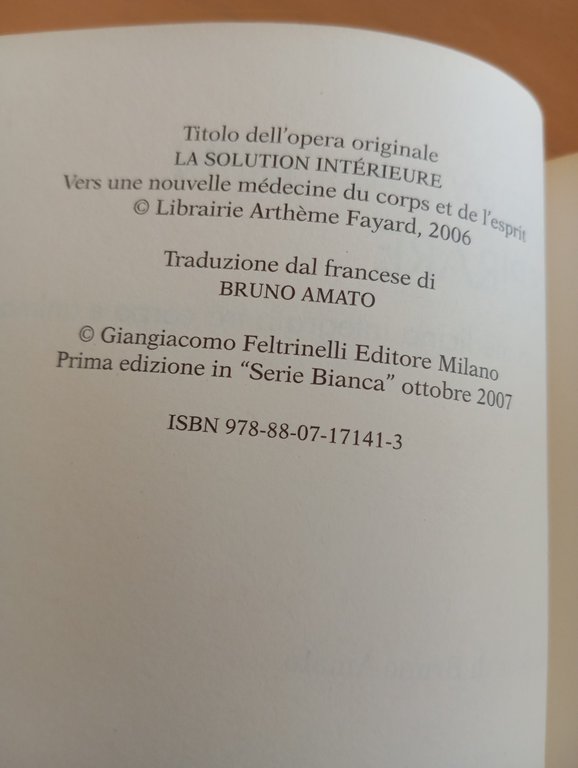 Respirare. Per una medicina integrata tra corpo e anima, Thierry …