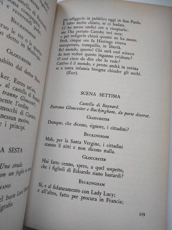 Riccardo III. W. Shakespeare, Tradotto da J. r. Wilcock, Bompiani, …
