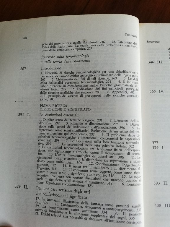 Ricerche logiche Vol. 1, Edmund Husserl, 1968, Il saggiatore, 1à …