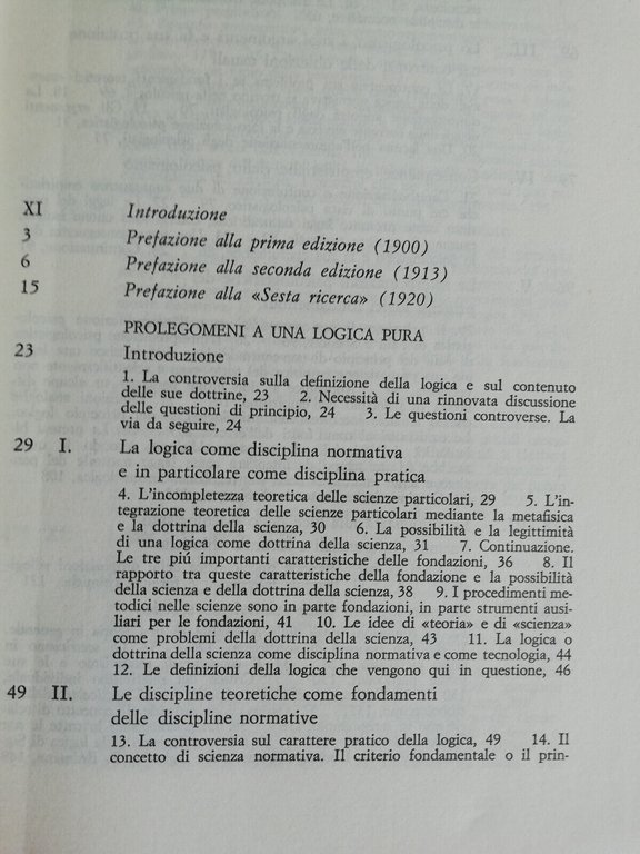 Ricerche logiche Vol. 1, Edmund Husserl, 1968, Il saggiatore, 1à …