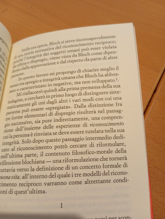 Riconoscimento e disprezzo, Axel Honneth, Rubettino, 1993